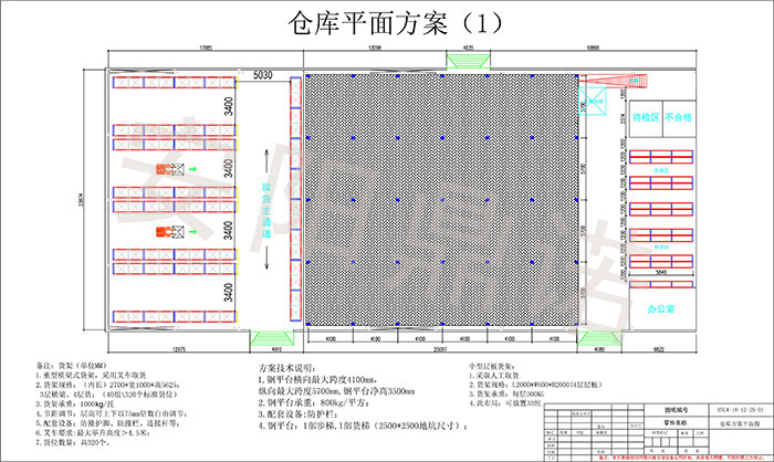 農(nóng)資廠家倉(cāng)庫(kù)貨架布置方案